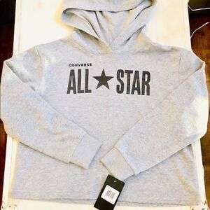 NWT Converse girls hooded sweatshirt size XL